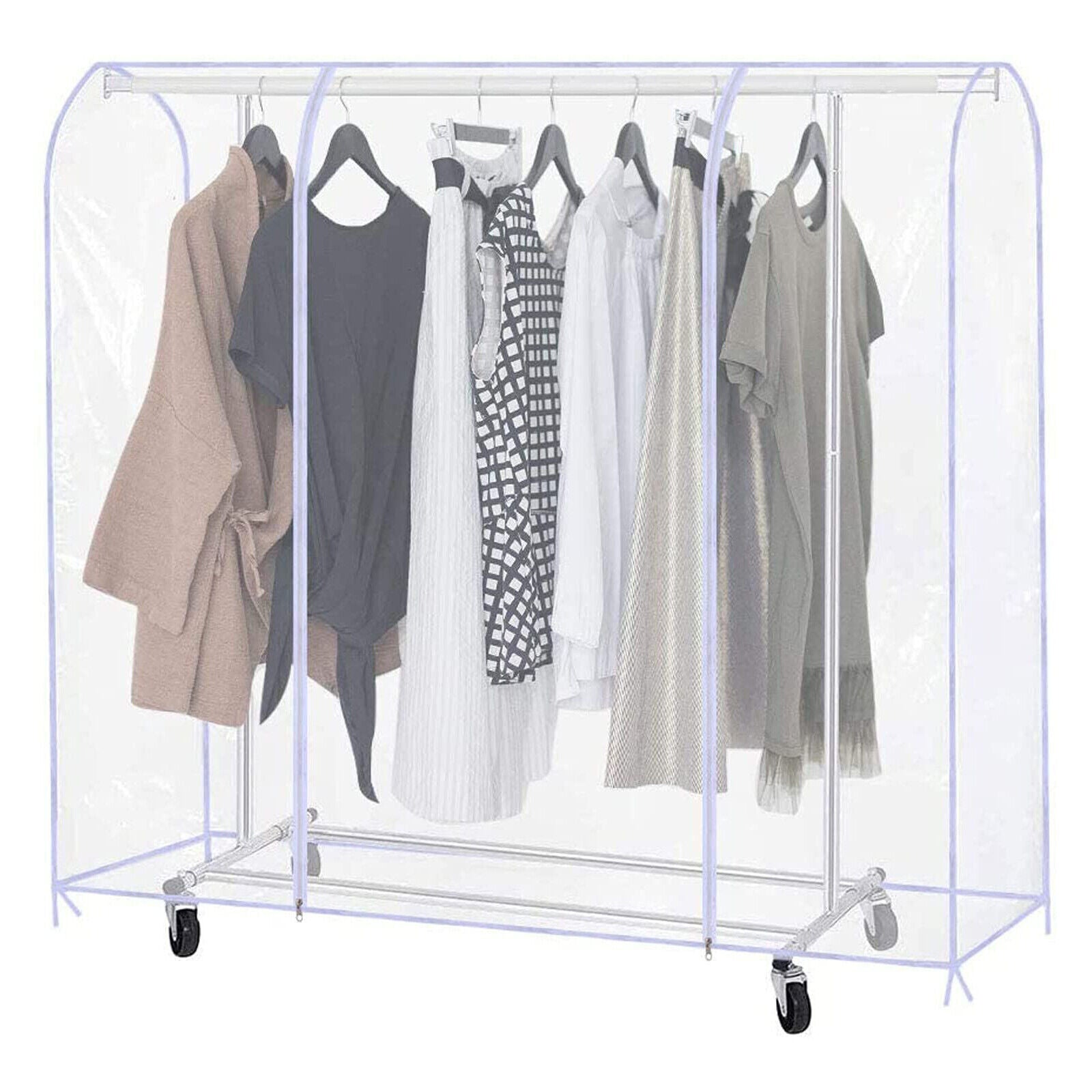 Kitcheniva Heavy Duty Garment Rack Cover Dust-Waterproof