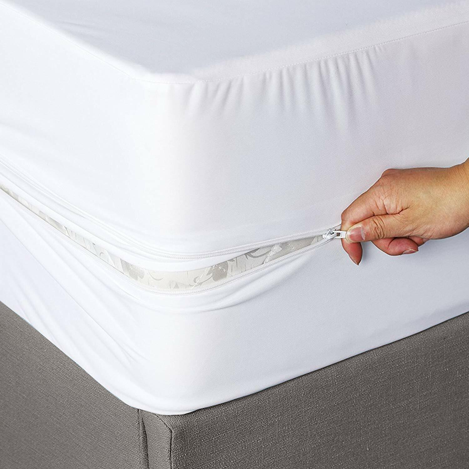 Kitcheniva Bedding Zippered Mattress Encasement Waterproof Mattress Protector