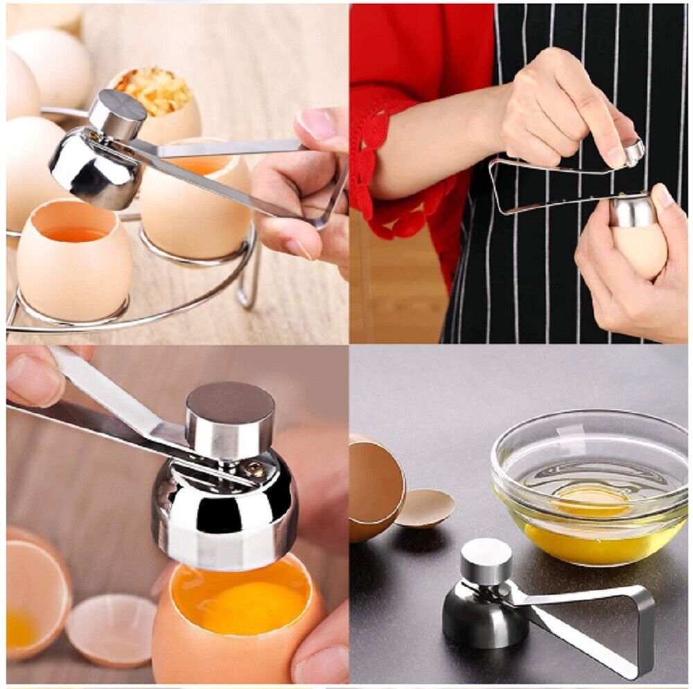 Kitcheniva Egg Shell Opener Topper Cutter