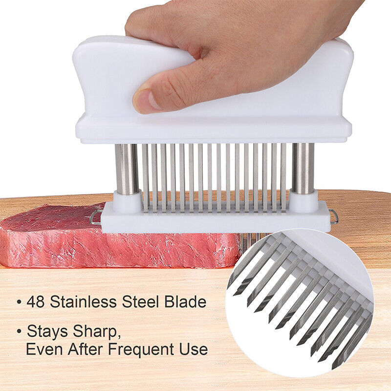 Kitcheniva Stainless Steel Blade Meat Tenderizer For Chicken Pork Beef Kitchen 48 Needles