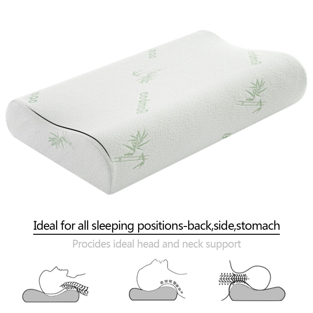 Kitcheniva Memory Foam Sleeping Contour Pillow with Cover