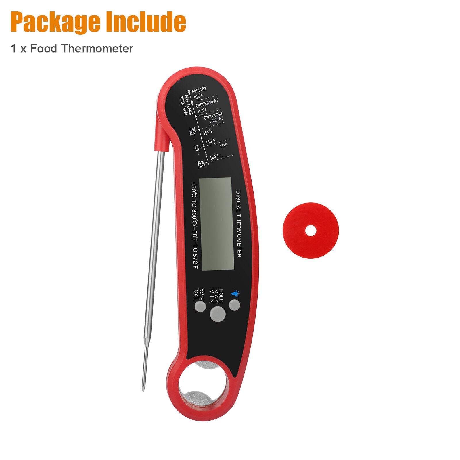 Kitcheniva Instant Read Digital Meat Thermometer