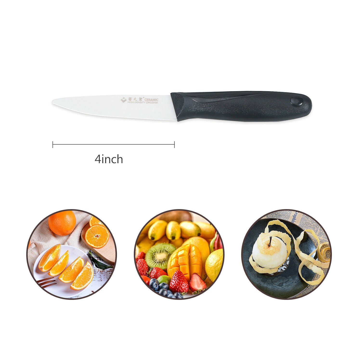 Kitcheniva 3-Times Ceramic Kitchen Knife Set