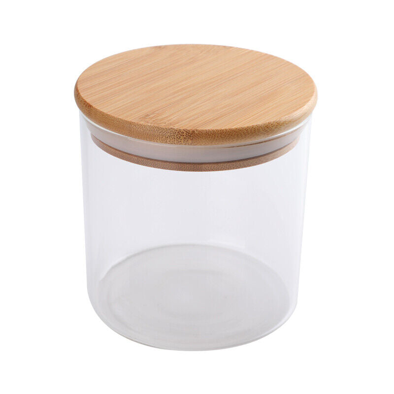 Kitcheniva Glass Food Storage Airtight Glass Canister with Lid