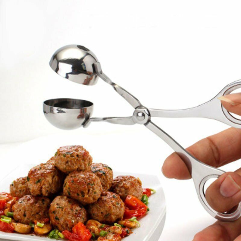 Kitcheniva Non Stick Stainless Steel Stuffed Meatball Clip Maker Mold