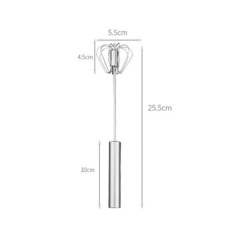 Semi-Automatic Egg Whisk Blender Mixer