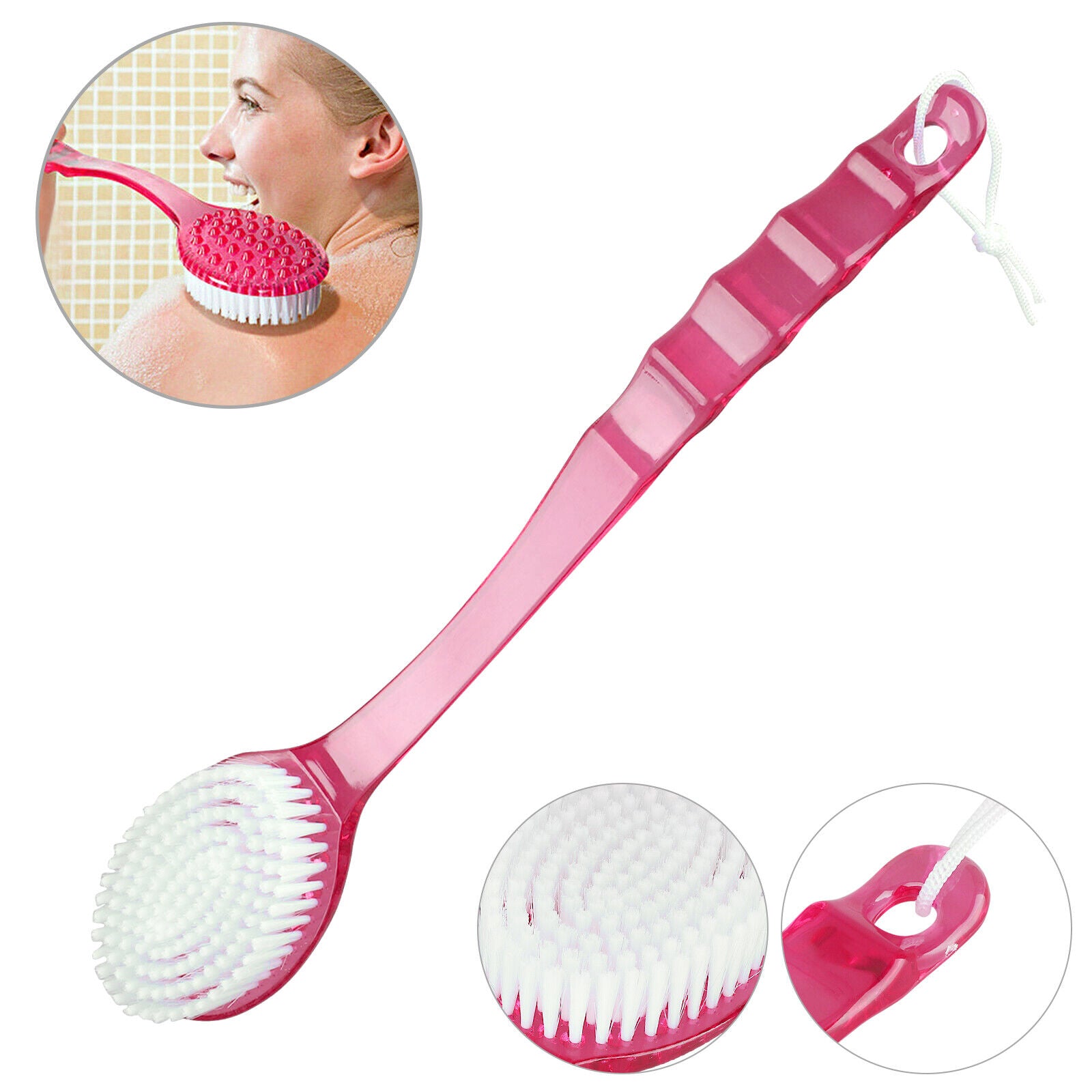 Kitcheniva Long Handle Bath Body Brush Soft Back