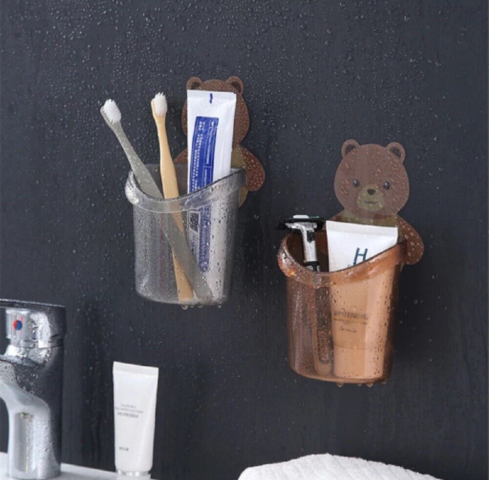 Kitcheniva Wall Mounted Toothbrush Holder Cup