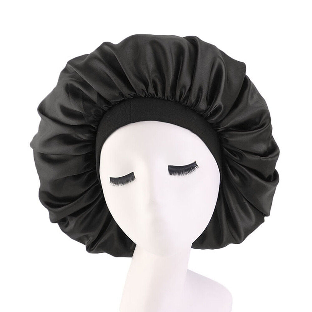 Kitcheniva Extra Large Long Hair Care Satin Bonnet Cap