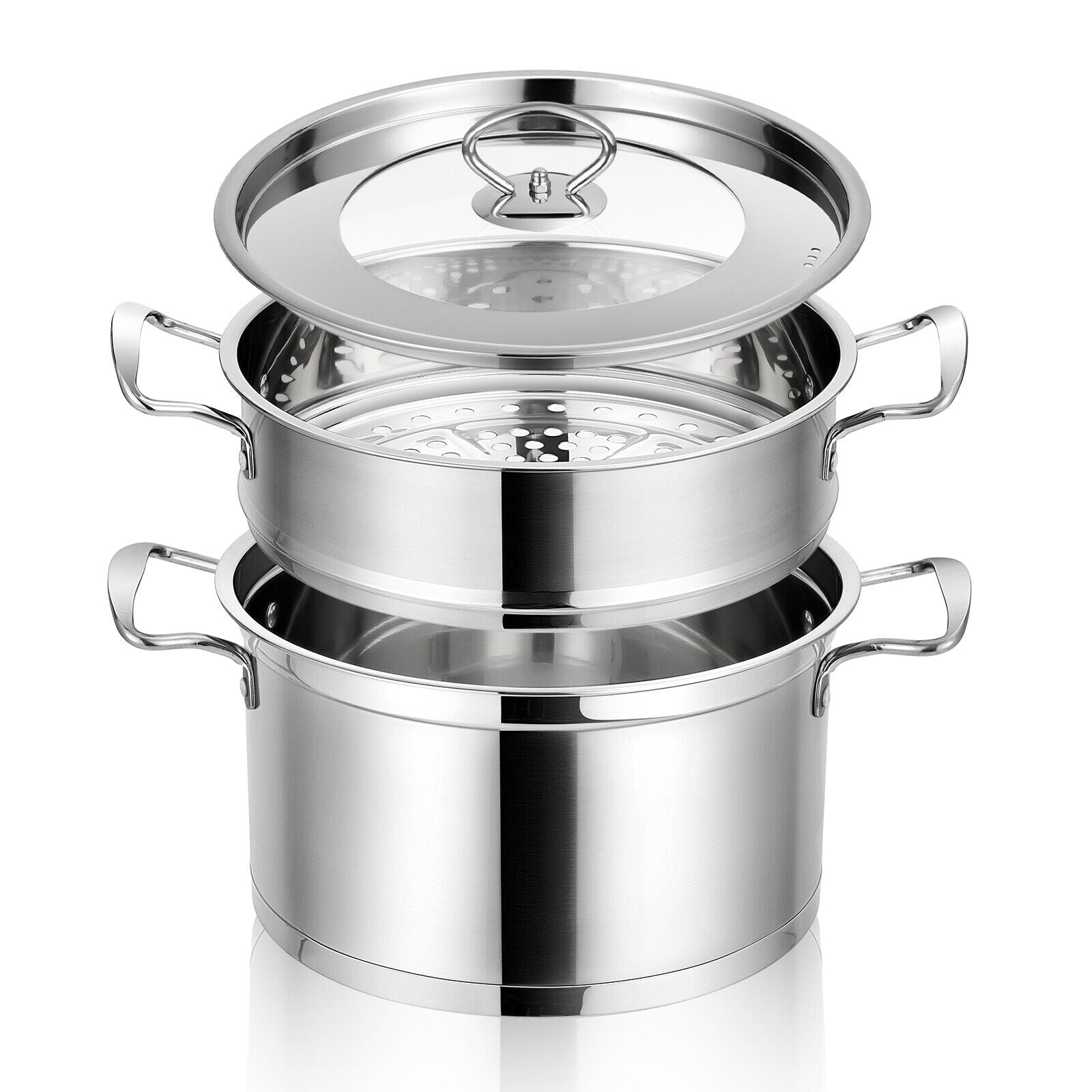 Kitcheniva Stainless Steel Steaming Cookware 2-Tier