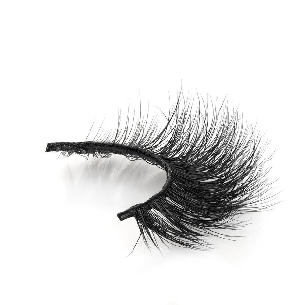 Kitcheniva Siberian Mink Fur Soft Thick 3D False Eyelashes Natural