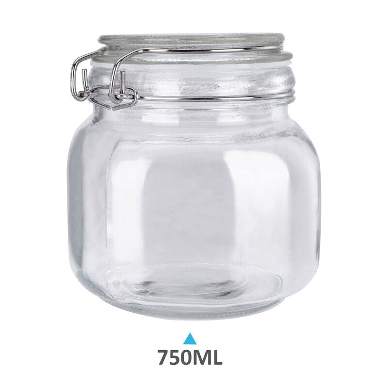 Kitcheniva Glass Food Storage Airtight Glass Canister with Lid