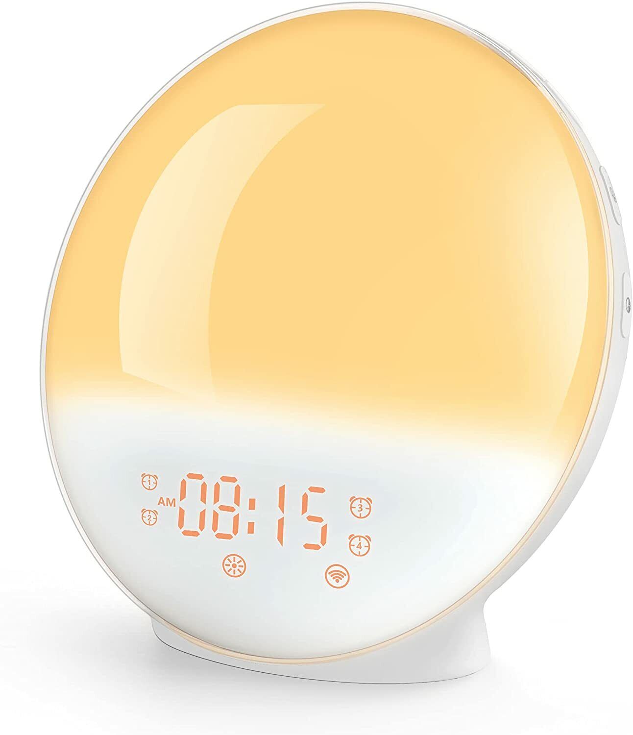 Heimvision Digital Sunrise Alarm Clock Wake Up Light Sleep Aid Works