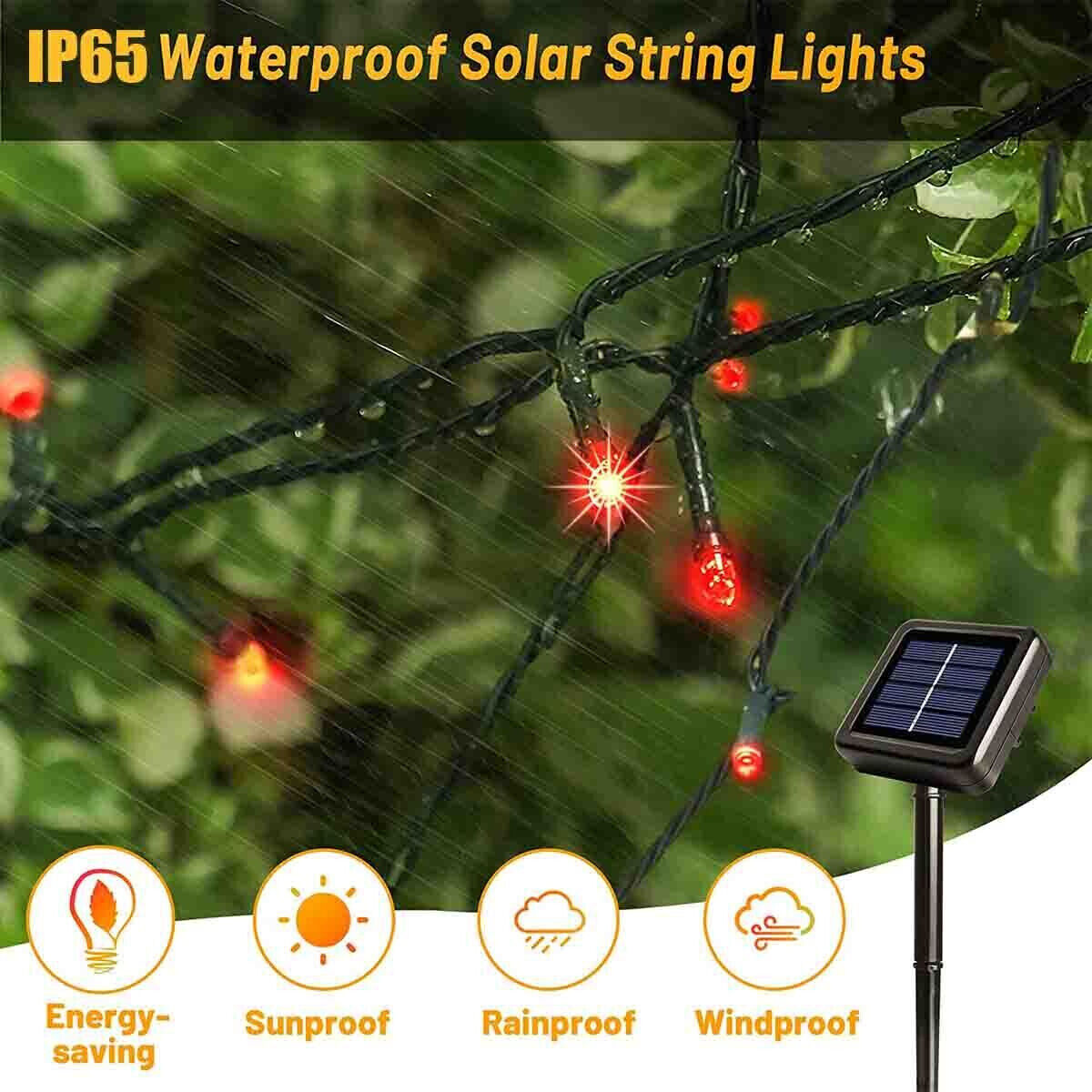 Kitcheniva Solar String Lights 39ft 100 LED