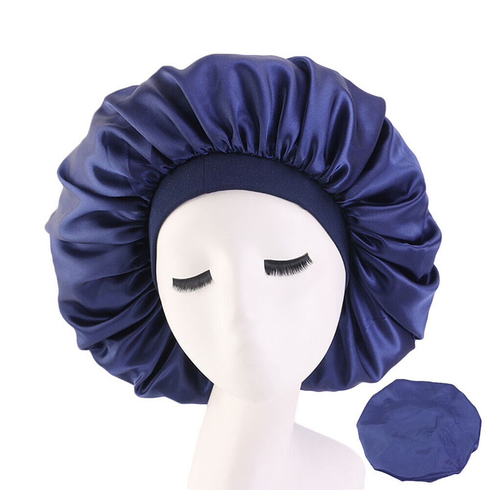 Kitcheniva Extra Large Long Hair Care Satin Bonnet Cap