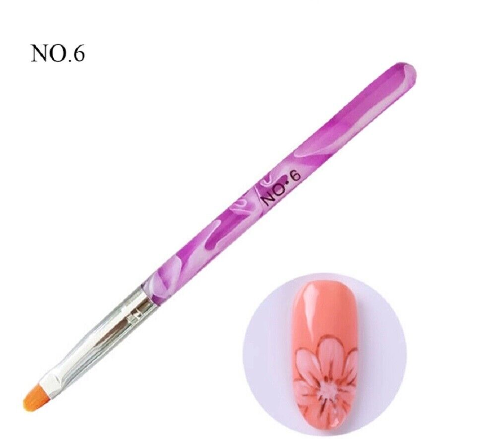 Kitcheniva 7 PCS Acrylic Nail Art Pen Tips Painting Brush