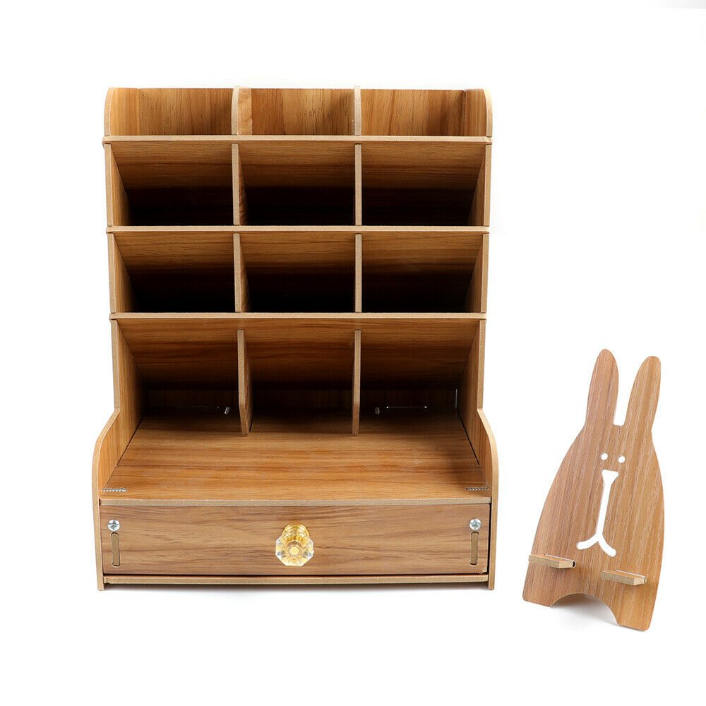 Kitcheniva Wooden Pen Desk Organizer Desktop Drawer