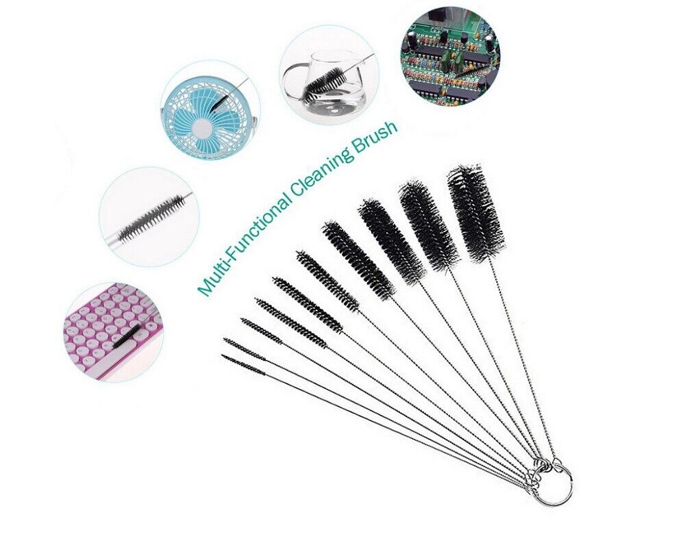 Kitcheniva 10Pcs Nylon Straw Cleaners Cleaning Brush