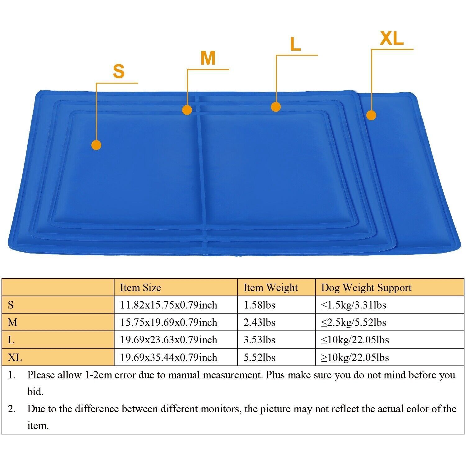 Kitcheniva Pet Cooling Mat Cool Pad