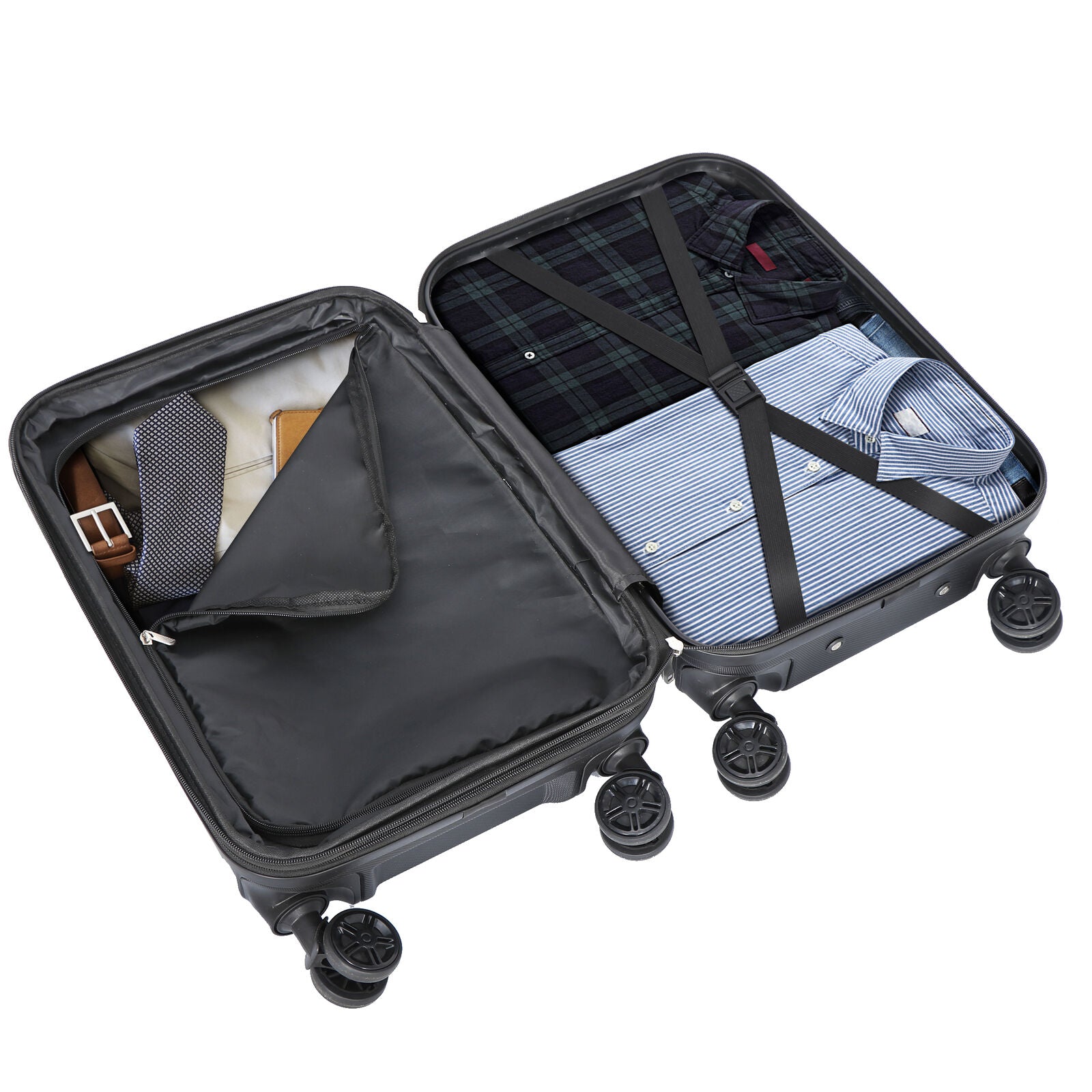 Segawe 21-Inch Hardside Carry Luggage Carry-On Suitcase Luggage