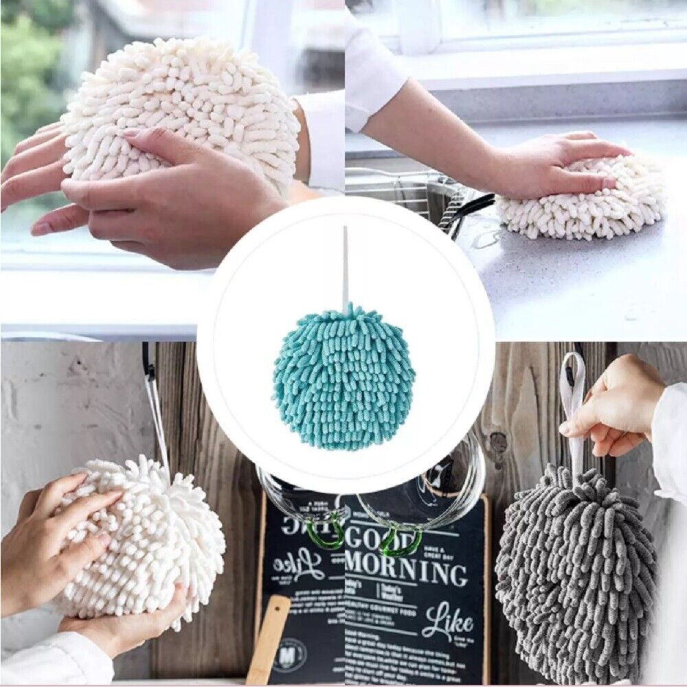 Kitcheniva 3-PCS Hand Towel Ball Skin-Friendly