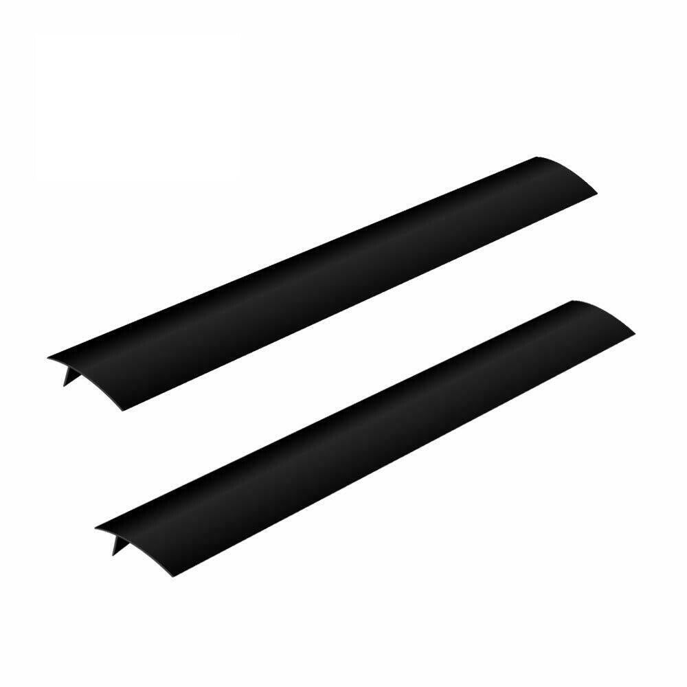 Kitcheniva 2-Pcs Black Silicone Stove Counter Gap Cover