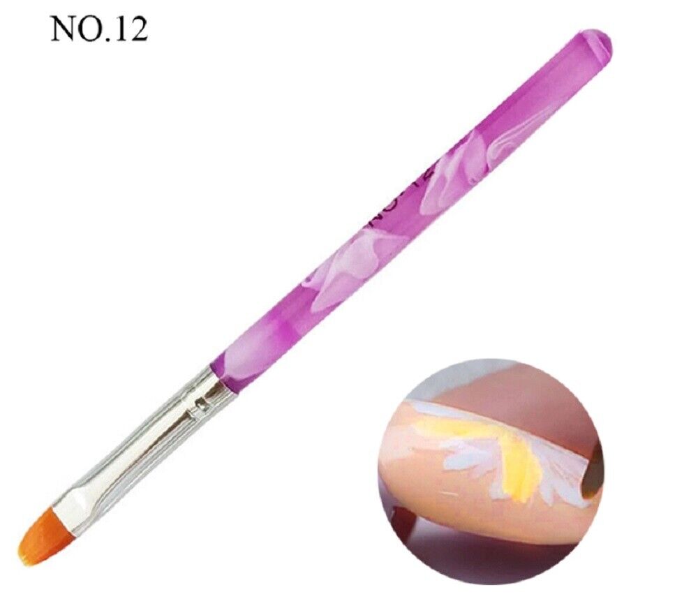 Kitcheniva 7 PCS Acrylic Nail Art Pen Tips Painting Brush