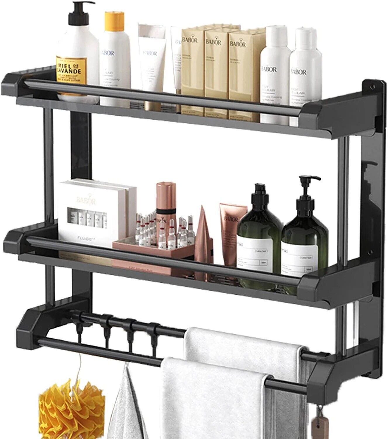 Kitcheniva 2 Layer Triangular Shower Caddy Shelf