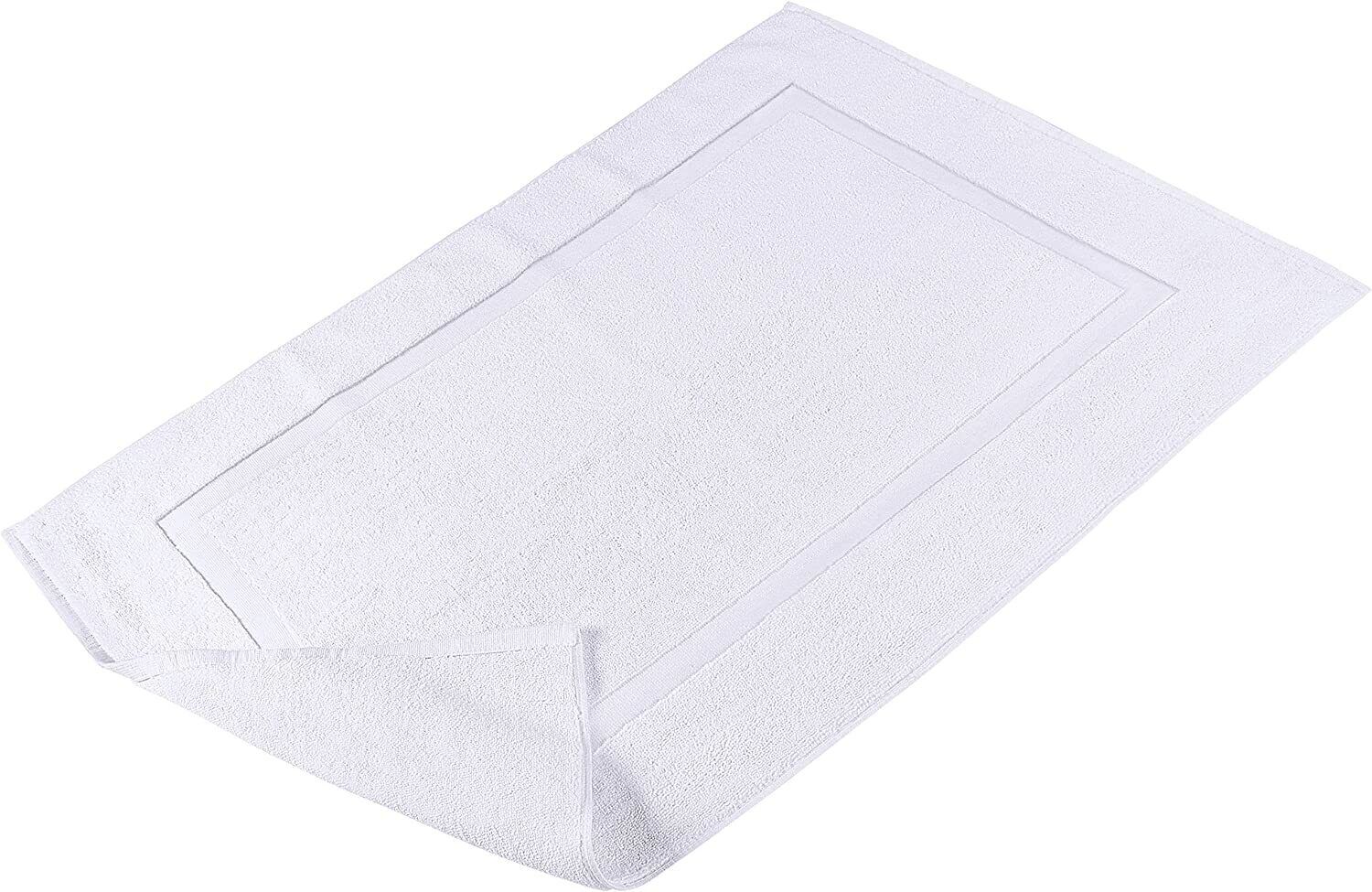 Kitcheniva 2-Pack Cotton Banded Bath Mat Washable 21x34