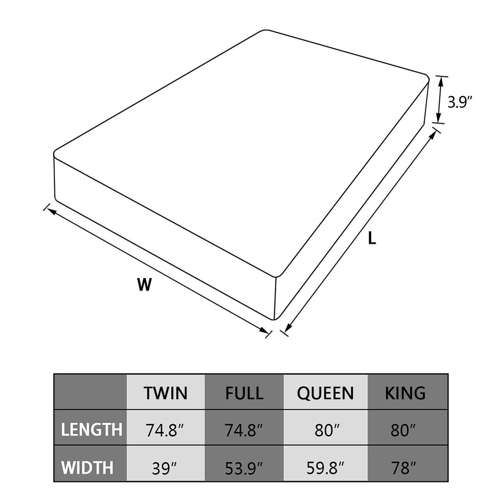 Kitcheniva Extra Thick Pad Quilted Cooling Mattress Topper