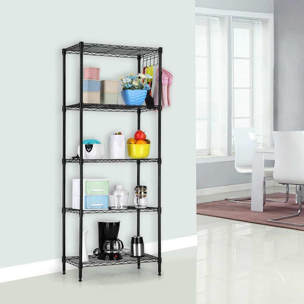 Kitcheniva Kitchen Adjustable Wire Metal Shelving Rack