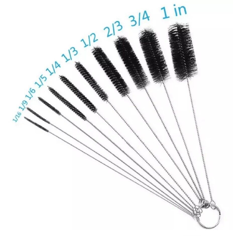 Kitcheniva 10Pcs Nylon Straw Cleaners Cleaning Brush