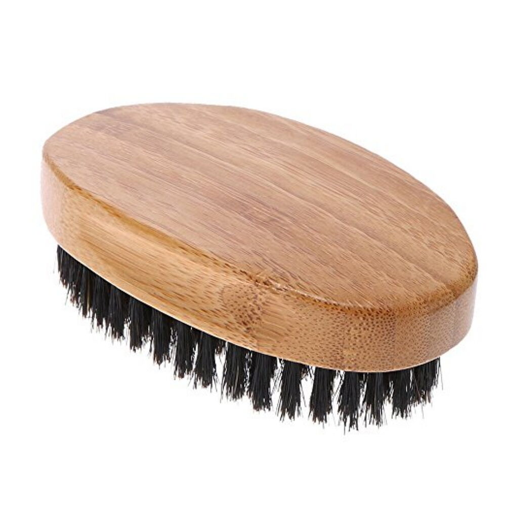 Kitcheniva Men Boar Hair Bristle Beard Mustache Brush