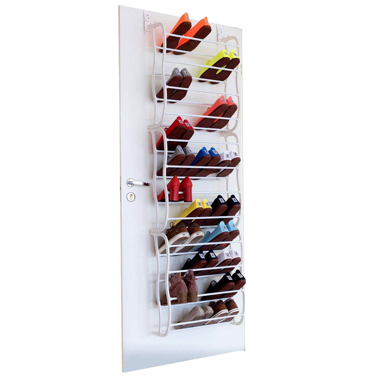 Kitcheniva Over The Door 36 Pair Hanging Shoe Rack