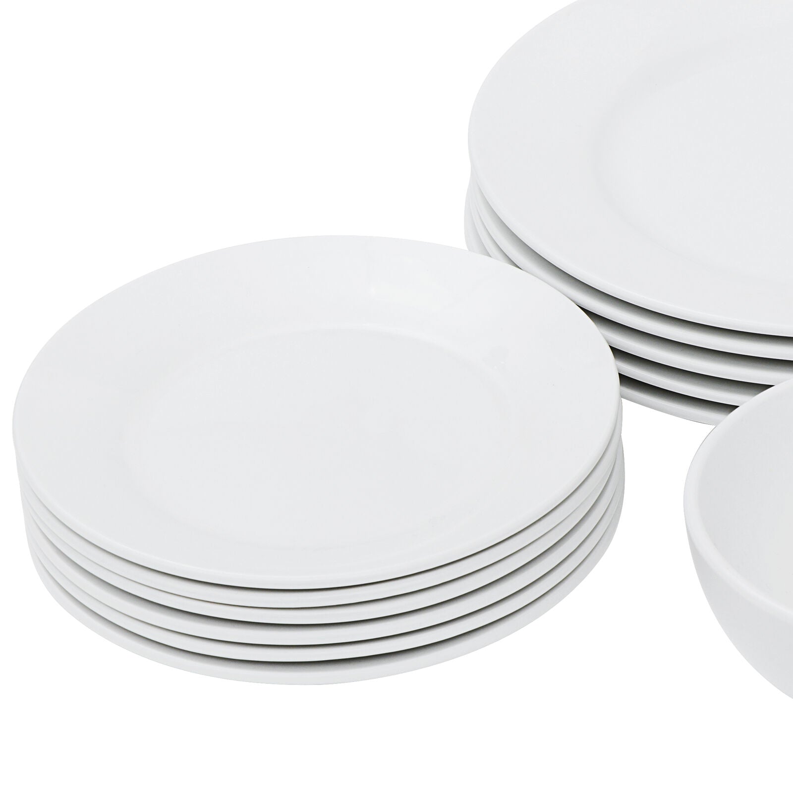 Kitcheniva 18-Pcs Dinnerware Set Round Dinner Plates