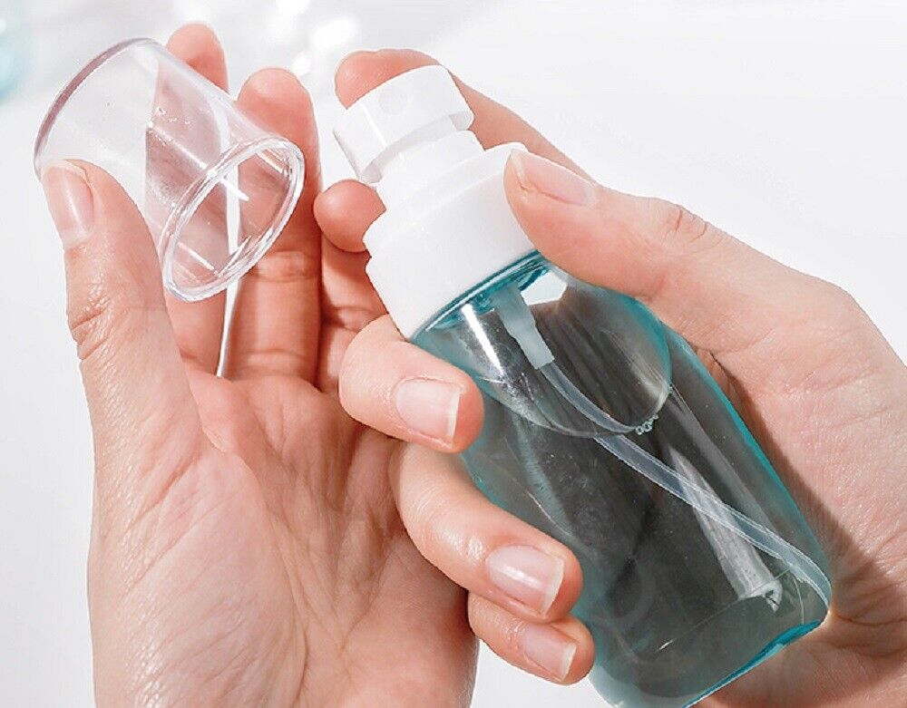 Kitcheniva 3-Pieces Transparent Plastic Round Spray Bottle