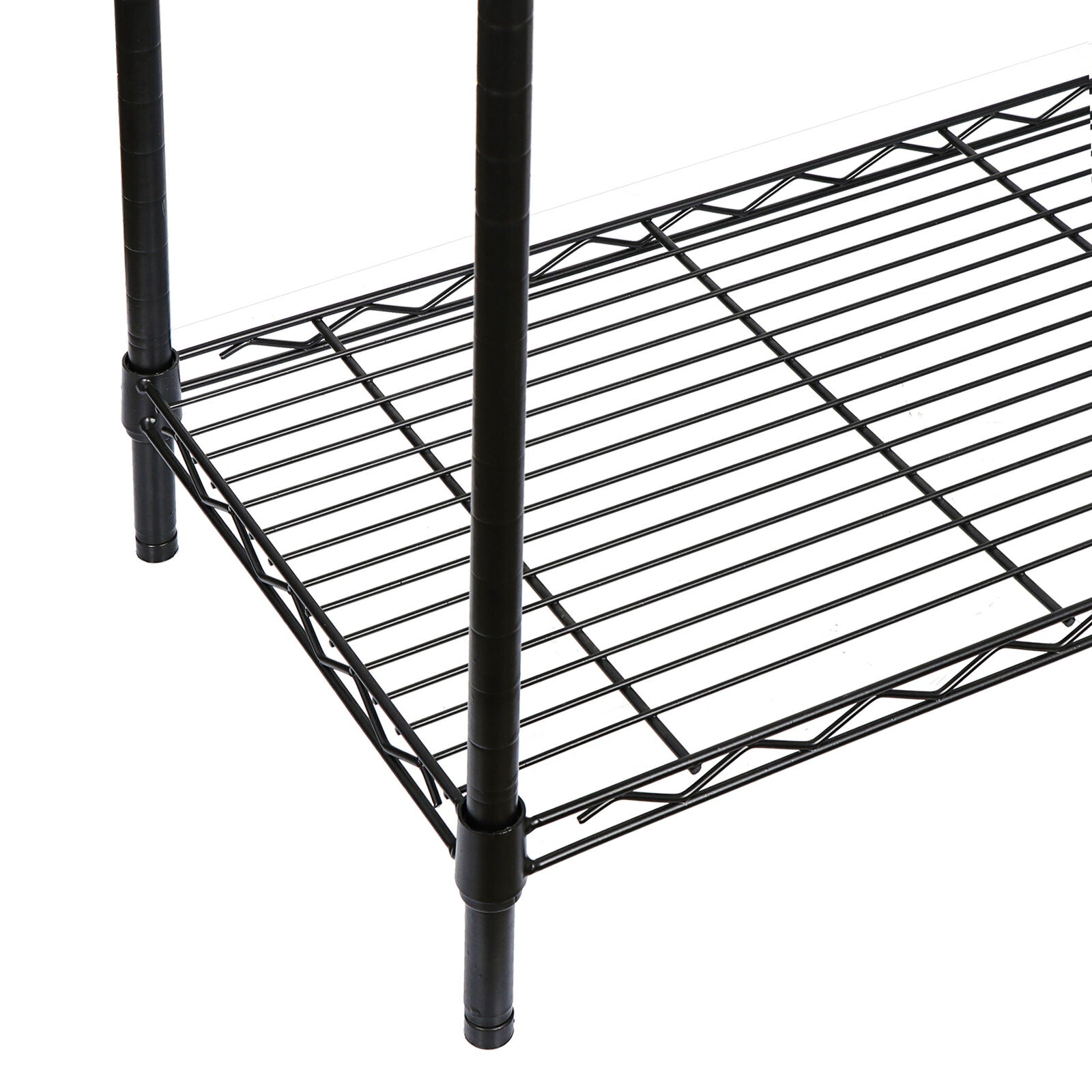 Kitcheniva 4-Tier Steel Organizer Wire Rack Heavy Duty Storage Shelving Unit