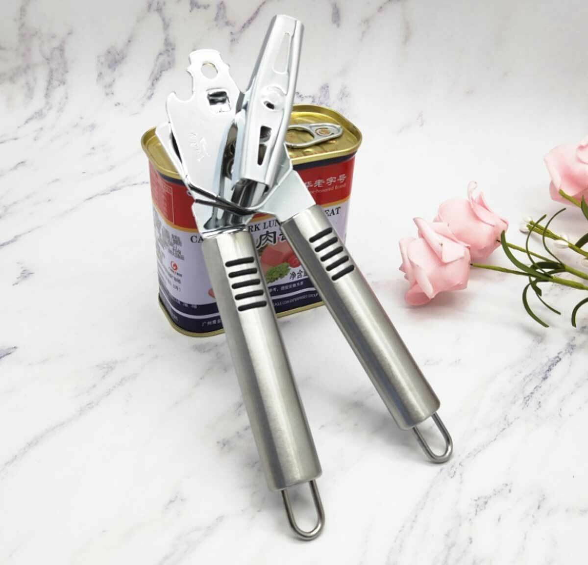 Kitcheniva Can Opener Bottle Stainless Steel Heavy Duty Blades Strong Professional Chef