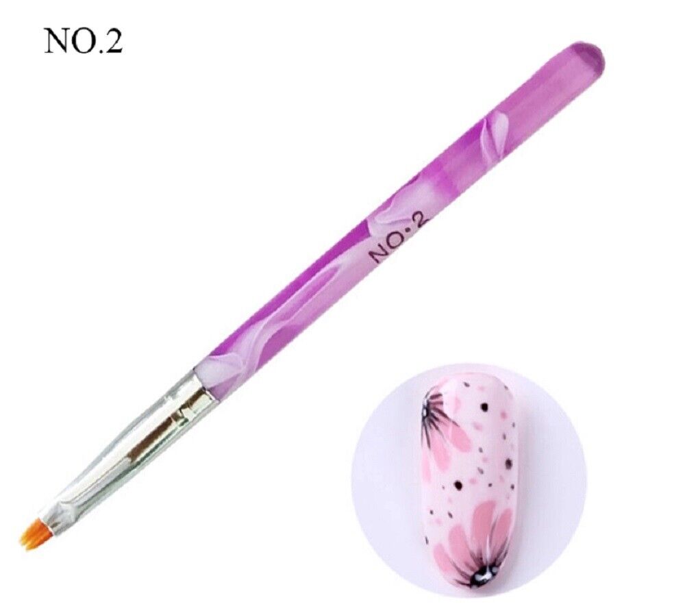 Kitcheniva 7 PCS Acrylic Nail Art Pen Tips Painting Brush