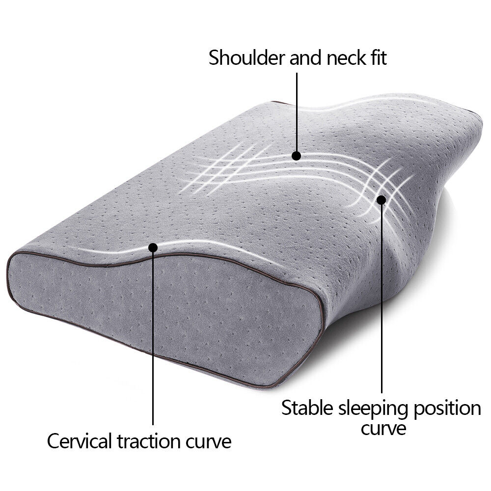 Kitcheniva Orthopedic Memory Foam Sleep Contour Pillow Cervical Neck Support