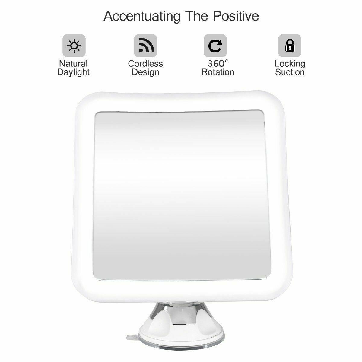 Kitcheniva 10X Magnifying Lighted Makeup Mirror