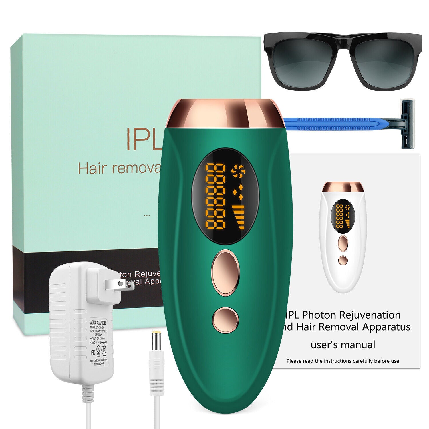 Kitcheniva Permanent IPL Laser Hair Removal Device