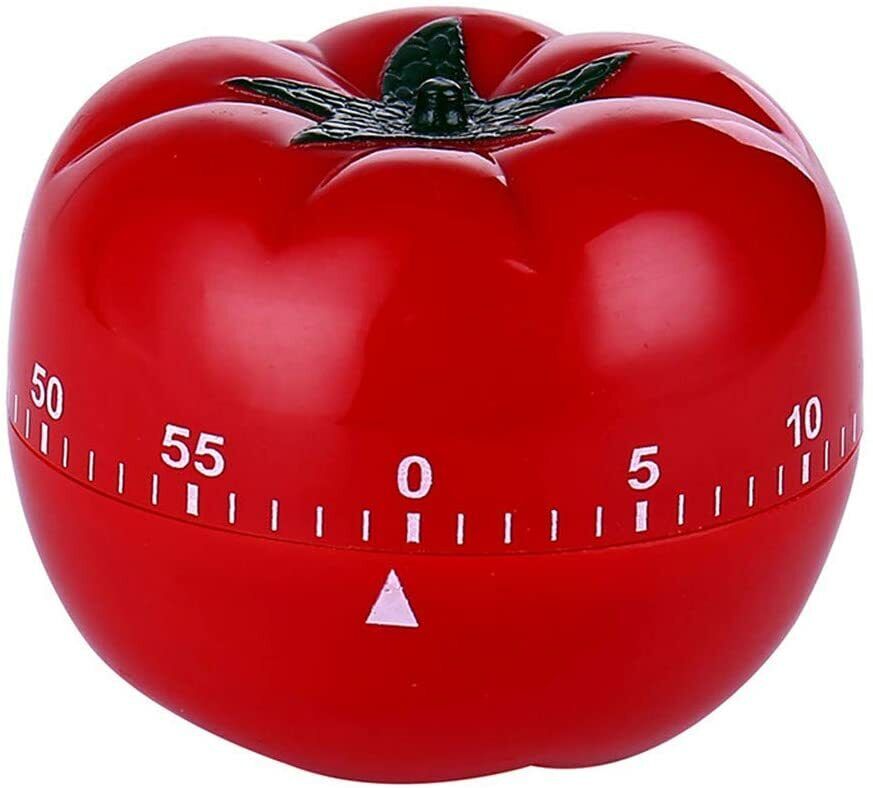 Kitcheniva Cooking Timer 60 Minutes, Tomato Shaped