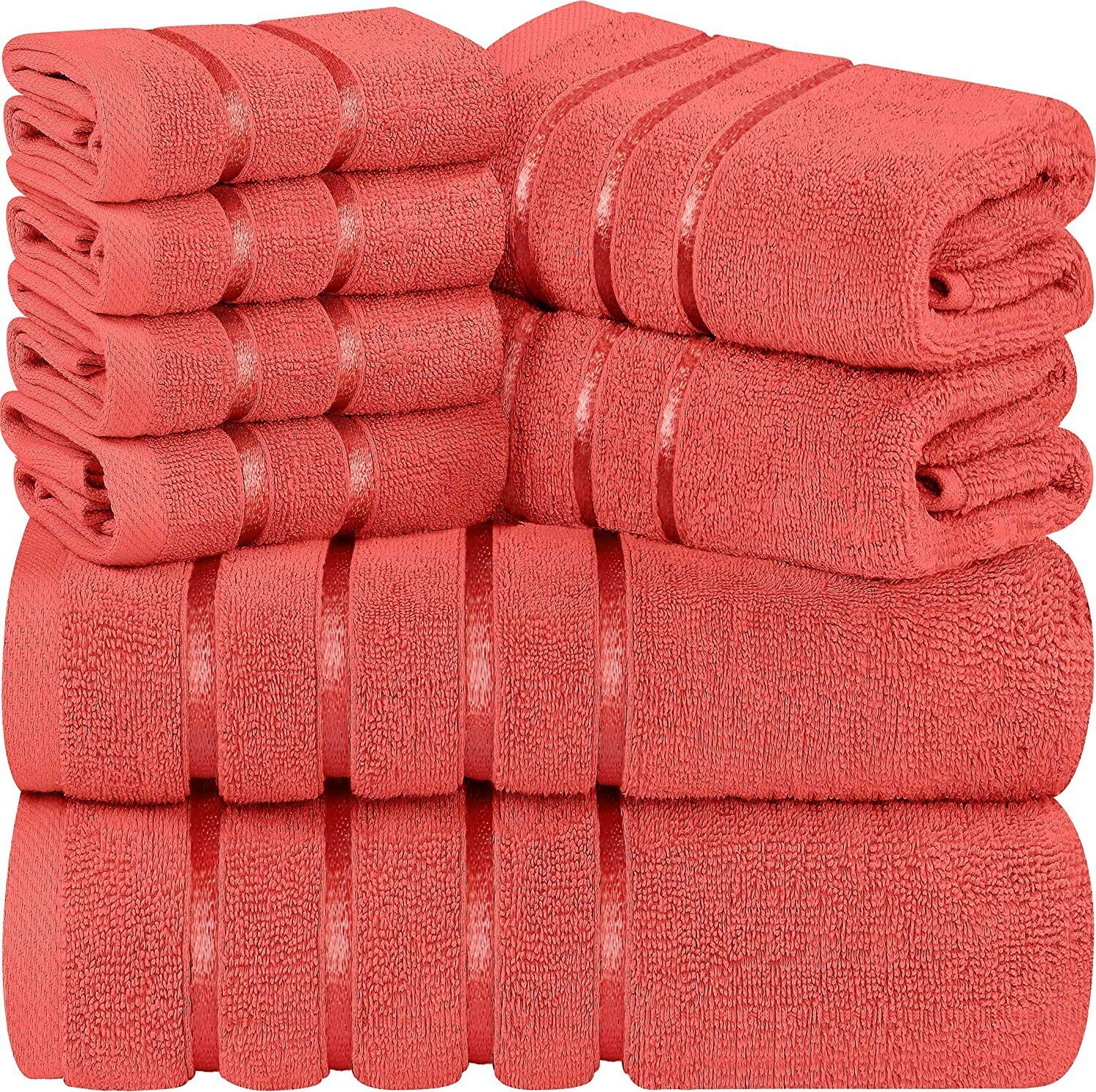 Kitcheniva Ultra Super Soft 100% Cotton Bath Towels Gray 2 Packs