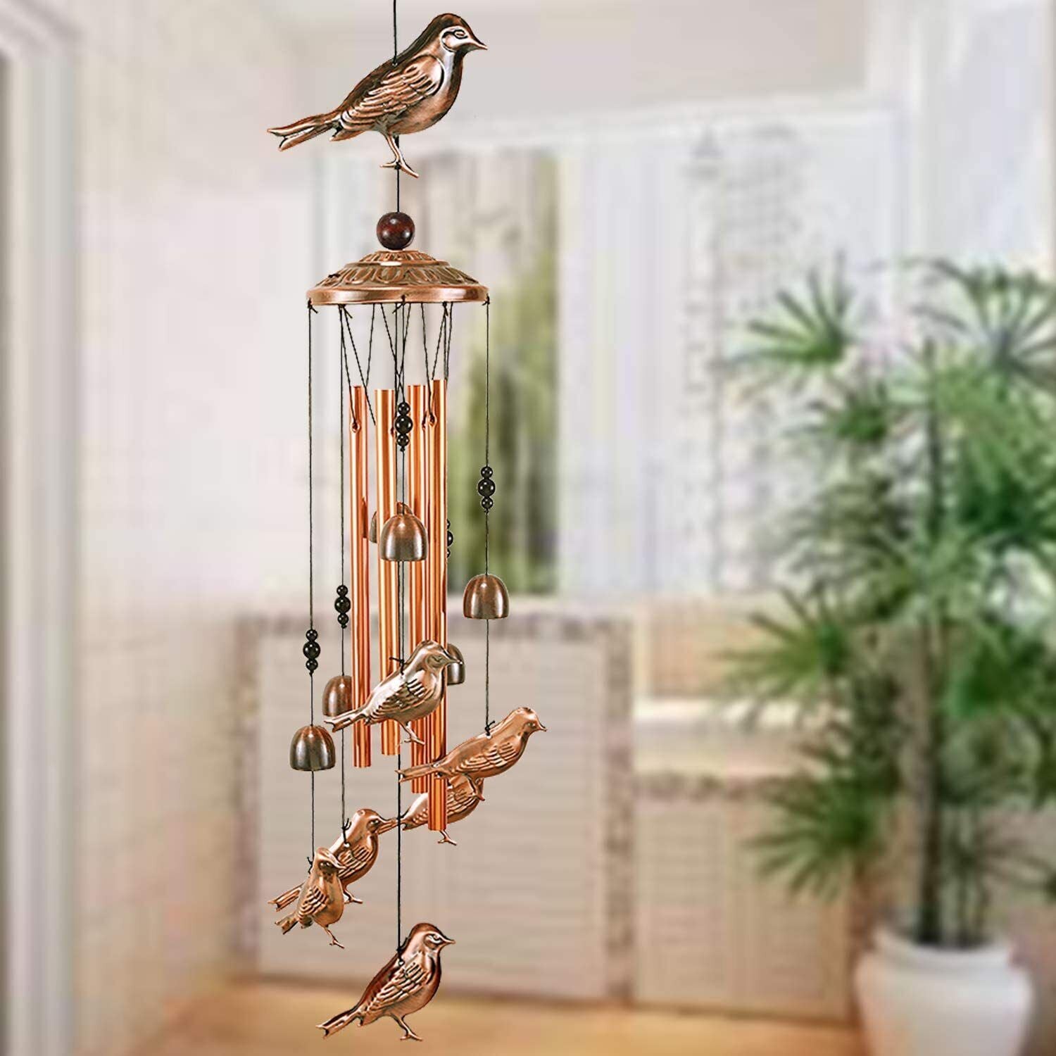 Kitcheniva Retro Deep Tone Resonance Serenity Metal Wind Chimes