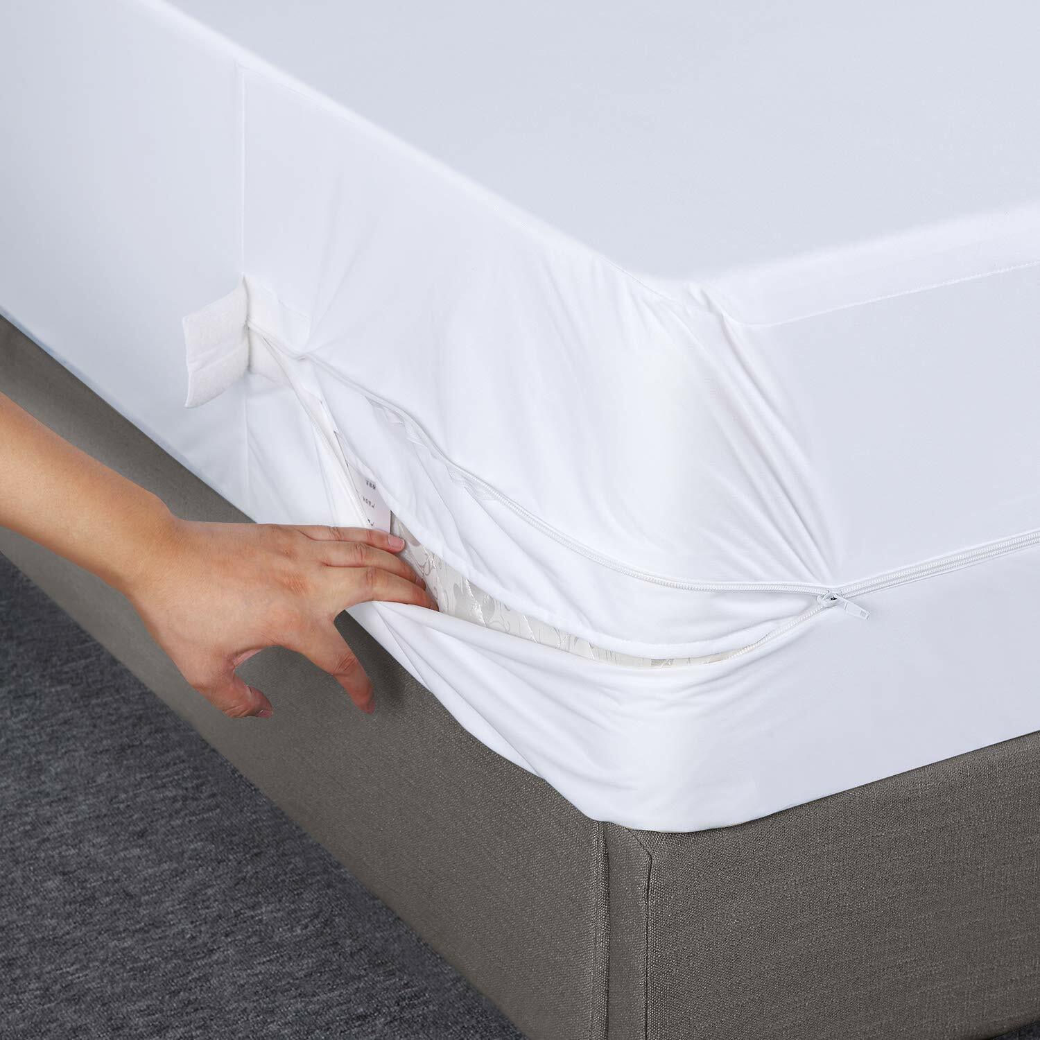 Kitcheniva Bedding Zippered Mattress Encasement Waterproof Mattress Protector