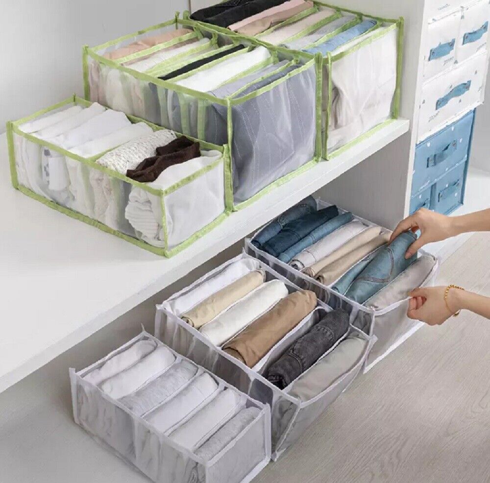 Kitcheniva 2 Foldable Drawer Organizer Closet Storage Box