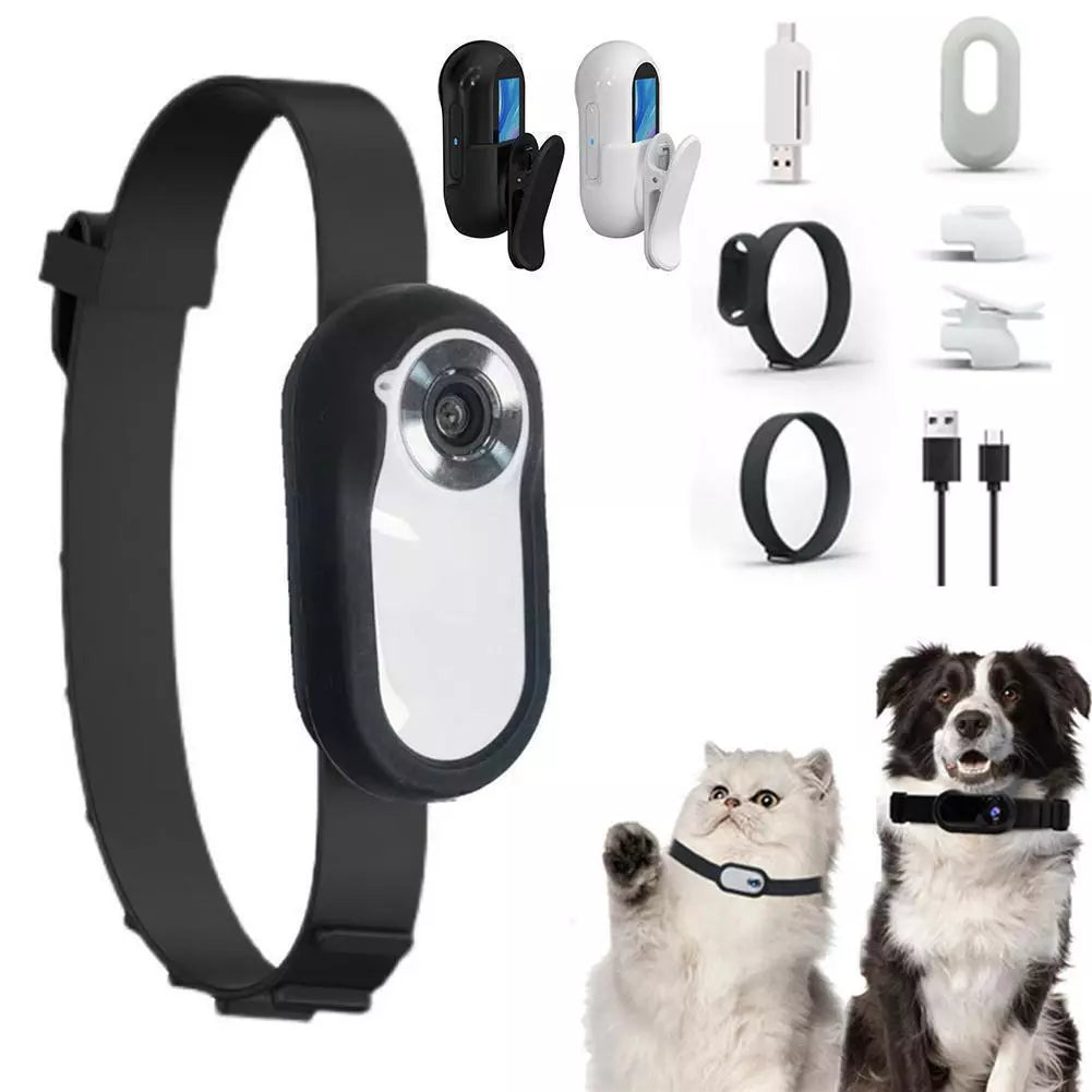Kitcheniva Mini Wireless Cat Collar Camera Recorder With TF Card