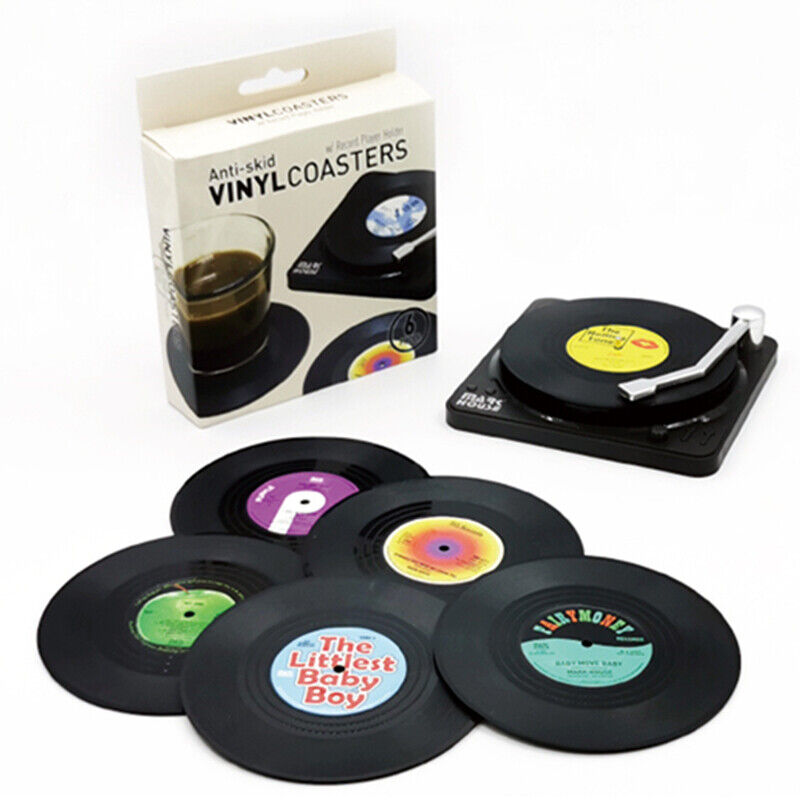 Kitcheniva Vinyl Coaster Set of 6