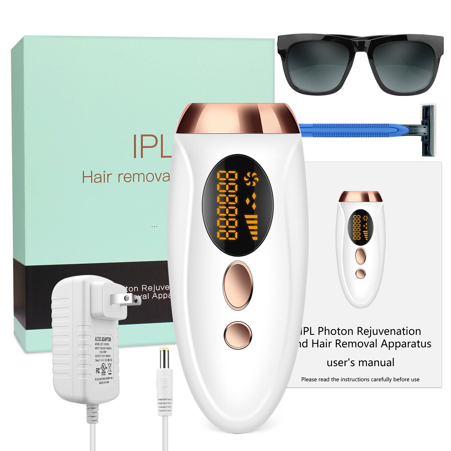 Kitcheniva Permanent IPL Laser Hair Removal Device